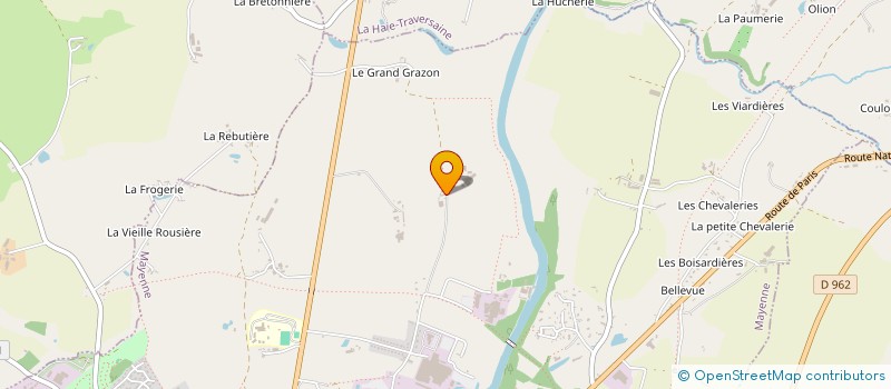 localisation de l'entreprise MONSIEUR JULES GALODE  MAYENNE