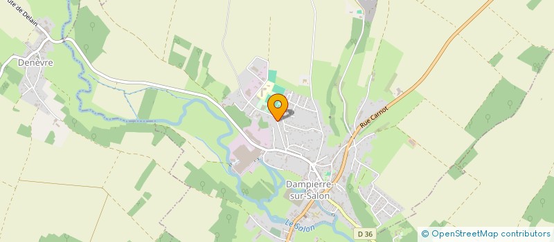 localisation de l'entreprise MONSIEUR JULES GAMET  DAMPIERRE-SUR-SALON