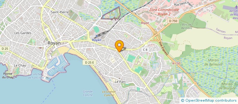 localisation de l'entreprise MONSIEUR JULES GARAVET  ROYAN