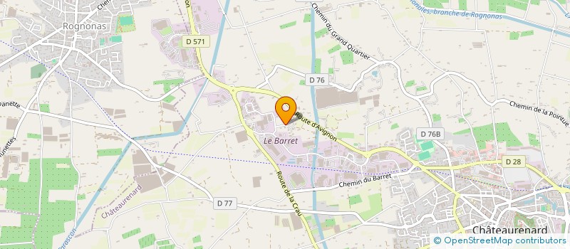 localisation de l'entreprise MONSIEUR JULES GINER  CHATEAURENARD