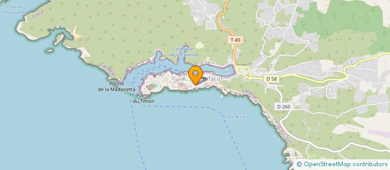 localisation de l'entreprise MONSIEUR JULES GIOVANANGELI  BONIFACIO