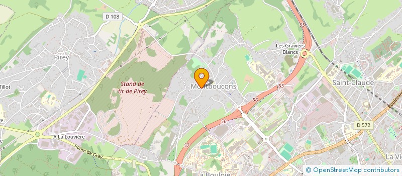 localisation de l'entreprise MONSIEUR JULES GIRARD  BESANCON