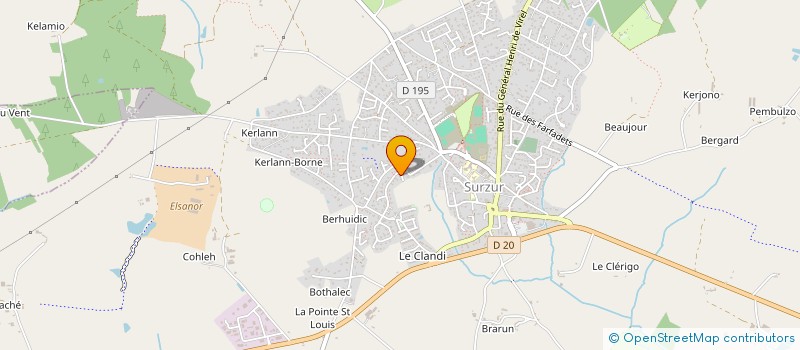 localisation de l'entreprise MONSIEUR JULES GLAIS  SURZUR