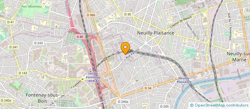 localisation de l'entreprise MONSIEUR JULES GONDRY  NEUILLY-PLAISANCE