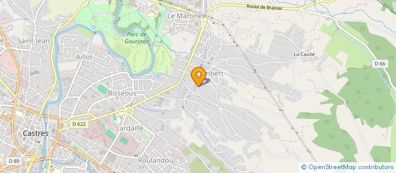 localisation de l'entreprise MONSIEUR JULES GUILLEN  CASTRES