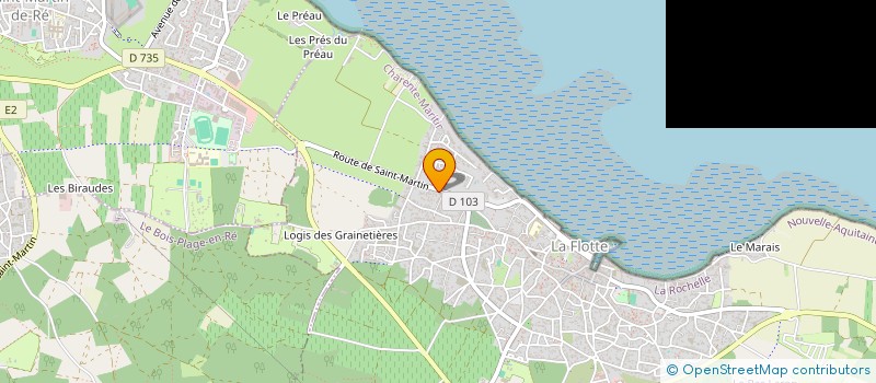 localisation de l'entreprise MONSIEUR JULES HALLERY  LA FLOTTE