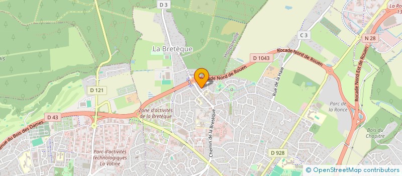 localisation de l'entreprise MONSIEUR JULES HAUGUEL  BOIS-GUILLAUME