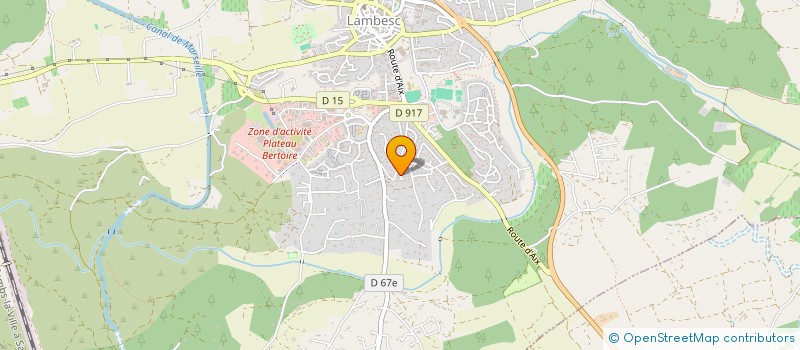 localisation de l'entreprise MONSIEUR JULES HAUSER  LAMBESC