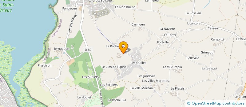 localisation de l'entreprise MONSIEUR JULES HENRY à YFFINIAC