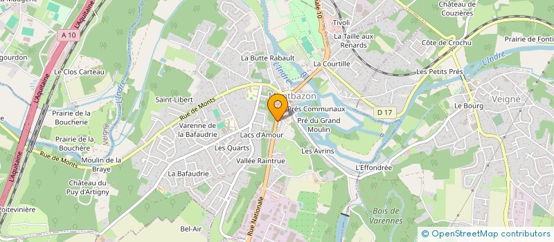 localisation de l'entreprise MONSIEUR JULES HEURTIN  MONTBAZON