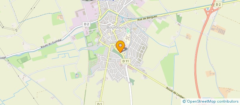 localisation de l'entreprise MONSIEUR JULES HUMIERES  BOURBOURG