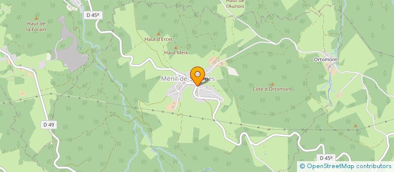 localisation de l'entreprise MONSIEUR JULES HUNG  MENIL-DE-SENONES