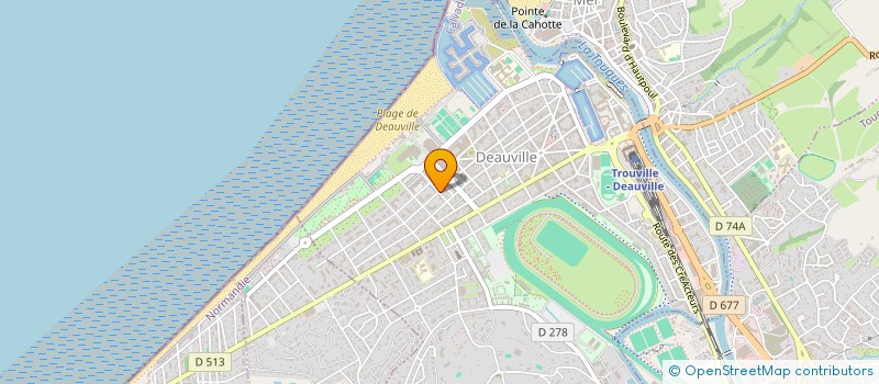 localisation de l'entreprise MONSIEUR JULES ISANDER  DEAUVILLE