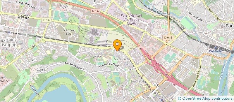 localisation de l'entreprise MONSIEUR JULES JACOB  PONTOISE