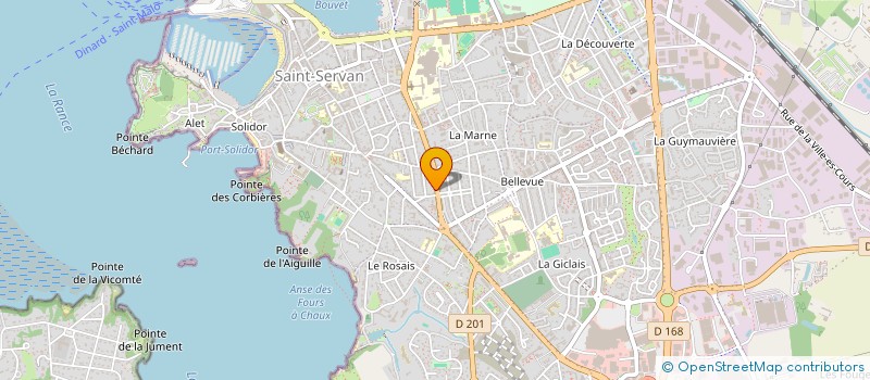 localisation de l'entreprise MONSIEUR JULES JALUCHA  SAINT-MALO