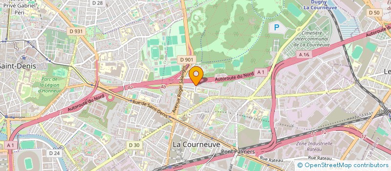 localisation de l'entreprise MONSIEUR JULES KEVIN JOMBY EDJENGUELLET à LA COURNEUVE