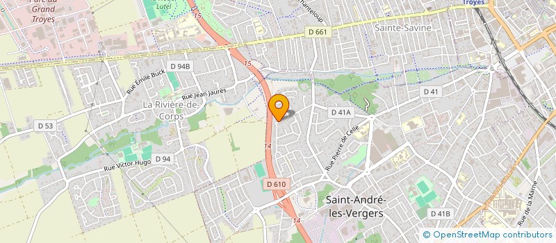 localisation de l'entreprise MONSIEUR JULES KOLBECHER  SAINT-ANDRE-LES-VERGERS