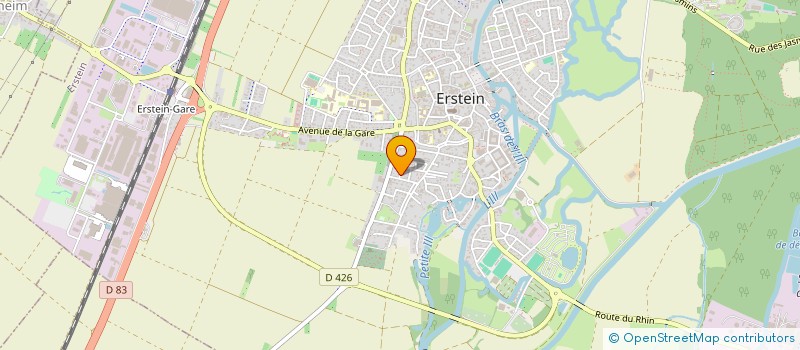 localisation de l'entreprise MONSIEUR JULES KOPFF  ERSTEIN