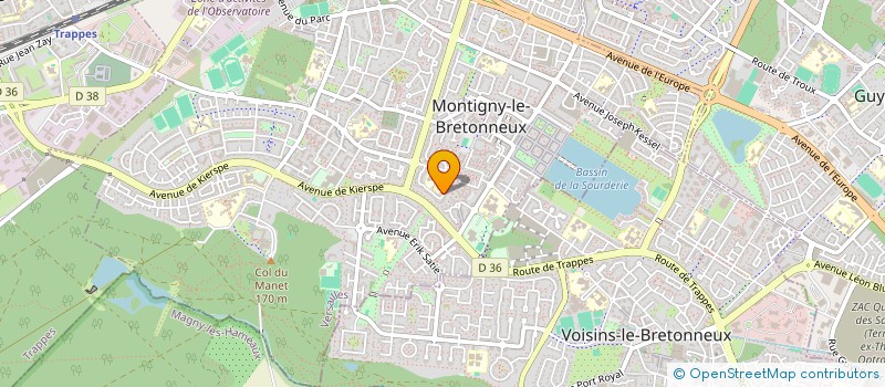 localisation de l'entreprise MONSIEUR JULES LABAT-LABOURDETTE à MONTIGNY-LE-BRETONNEUX