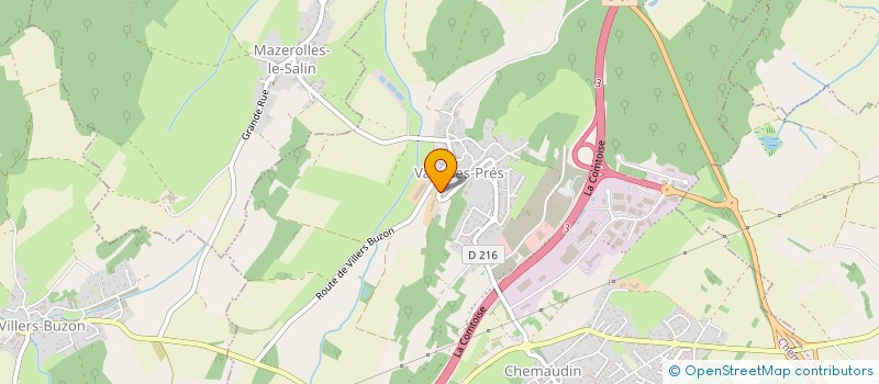 localisation de l'entreprise MONSIEUR JULES LAGRANGE  CHEMAUDIN ET VAUX