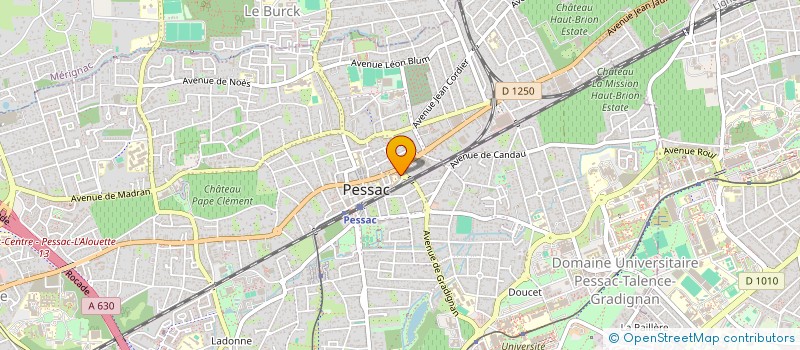 localisation de l'entreprise MONSIEUR JULES LAMAH  PESSAC