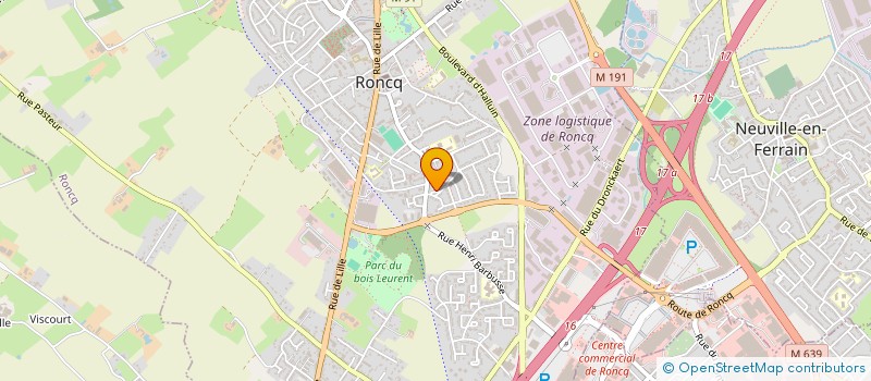 localisation de l'entreprise MONSIEUR JULES LAMBLIN  RONCQ