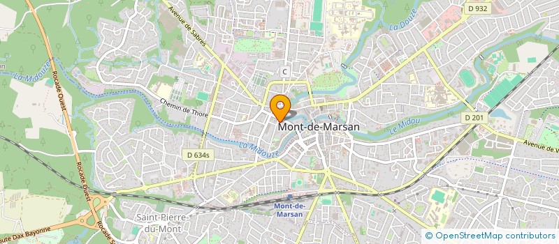 localisation de l'entreprise MONSIEUR JULES LARQUIER  MONT-DE-MARSAN