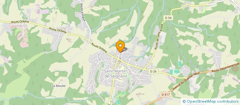 localisation de l'entreprise MONSIEUR JULES LARRAMENDY  ST-MARTIN-DE-SEIGNANX