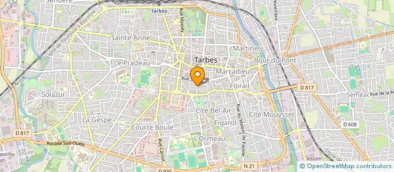 localisation de l'entreprise MONSIEUR JULES LASSERRE  TARBES