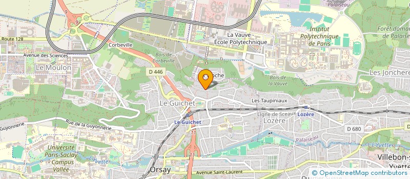 localisation de l'entreprise MONSIEUR JULES LAURIAT  ORSAY