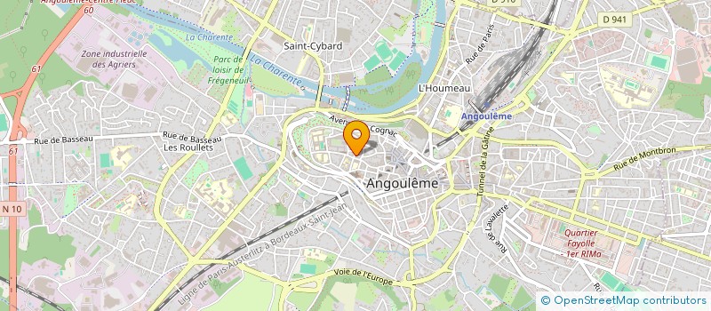 localisation de l'entreprise MONSIEUR JULES LAVILLE à ANGOULEME