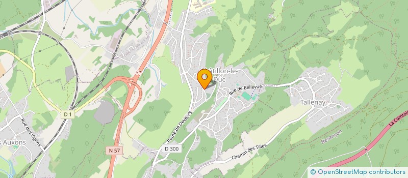 localisation de l'entreprise MONSIEUR JULES LAZIB  CHATILLON-LE-DUC