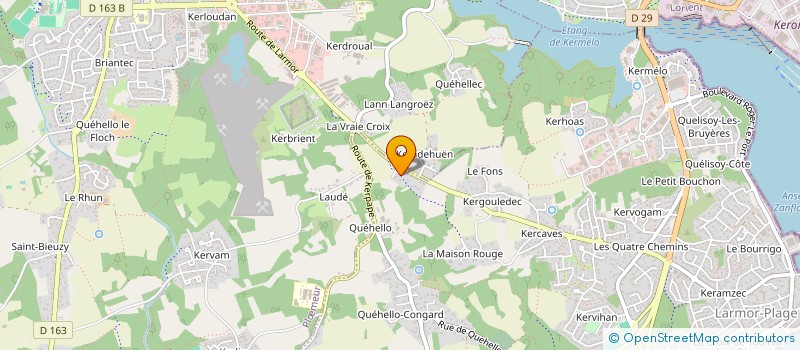 localisation de l'entreprise MONSIEUR JULES LE CLEUZIAT  PLOEMEUR