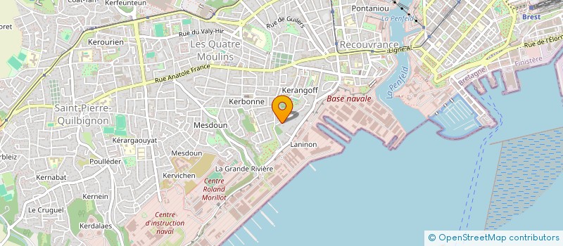localisation de l'entreprise MONSIEUR JULES LE MAUT à BREST