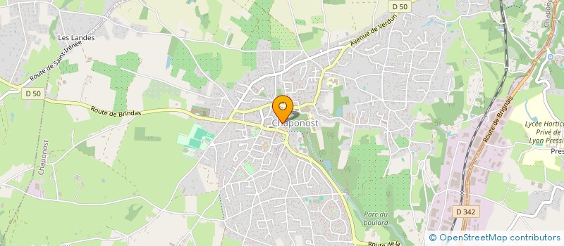 localisation de l'entreprise MONSIEUR JULES LEBREC  CHAPONOST