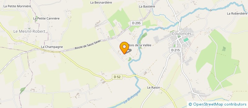 localisation de l'entreprise MONSIEUR JULES LECHERBONNIER-FORTIN à VIRE NORMANDIE