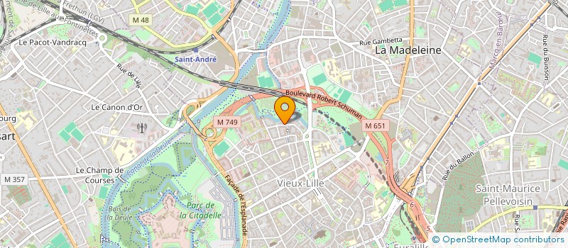 localisation de l'entreprise MONSIEUR JULES LEFEBVRE à LILLE