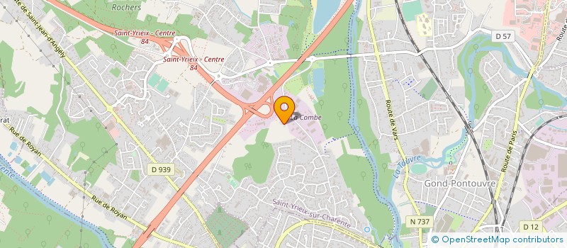 localisation de l'entreprise MONSIEUR JULES LEFLEUR à SAINT-YRIEIX-SUR-CHARENTE