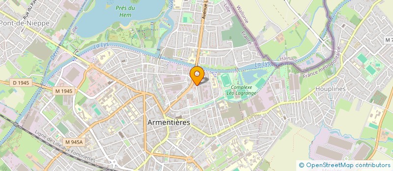 localisation de l'entreprise MONSIEUR JULES LEMANG  ARMENTIERES