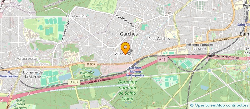 localisation de l'entreprise MONSIEUR JULES LEMOUCHOUX  GARCHES