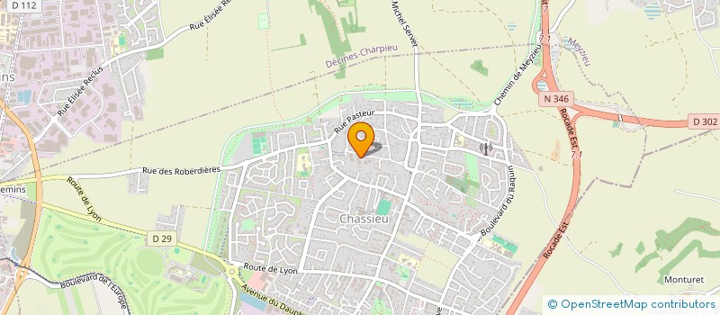 localisation de l'entreprise MONSIEUR JULES LEREBOURG  CHASSIEU