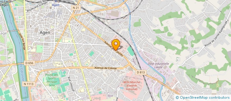 localisation de l'entreprise MONSIEUR JULES LOMBREZ  AGEN