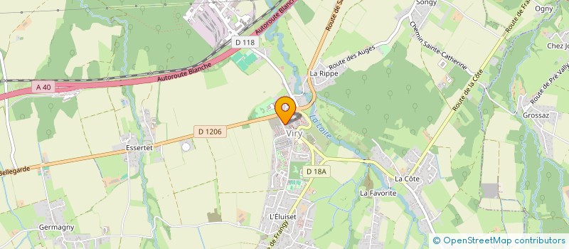 localisation de l'entreprise MONSIEUR JULES LONGET  VIRY