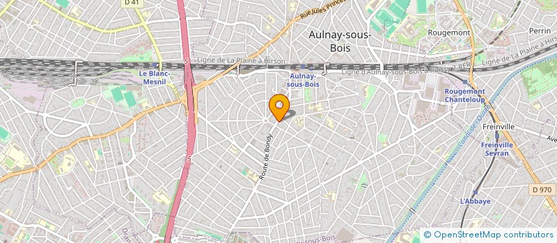 localisation de l'entreprise MONSIEUR JULES MAIRE  AULNAY-SOUS-BOIS