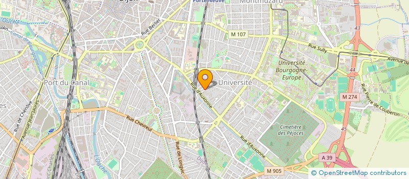 localisation de l'entreprise MONSIEUR JULES MAIRET  DIJON