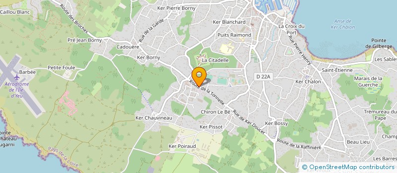 localisation de l'entreprise MONSIEUR JULES MALLET  L'ILE-D'YEU