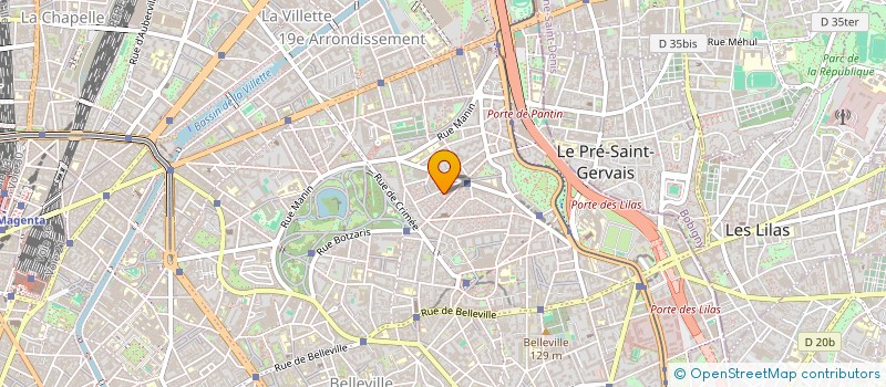 localisation de l'entreprise MONSIEUR JULES MALLET  PARIS