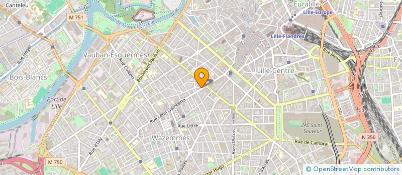 localisation de l'entreprise MONSIEUR JULES MANCINI à LILLE