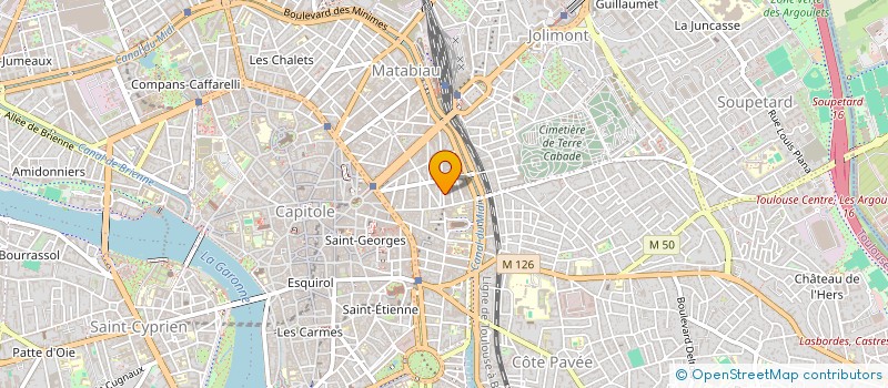 localisation de l'entreprise MONSIEUR JULES MARCHAL  TOULOUSE