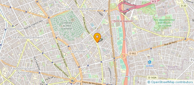 localisation de l'entreprise MONSIEUR JULES MARTIN  PARIS